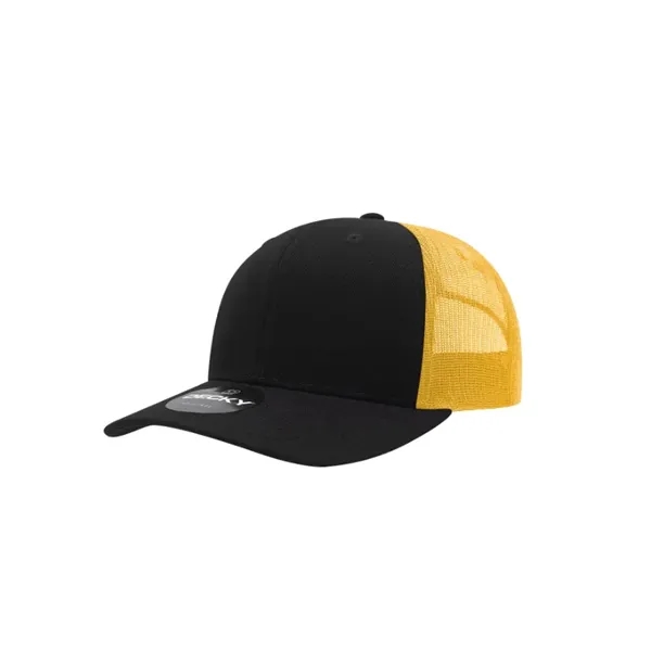 Decky Classic Trucker Cap with stitched eyelets, cotton sweatband, curved visor,... from ASI 72657 Active Life Promo