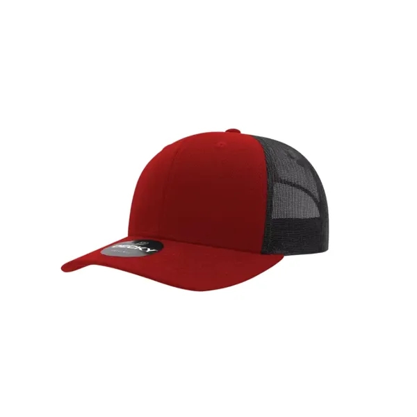 Decky Classic Trucker Cap with stitched eyelets, cotton sweatband, curved visor,... from ASI 72657 Active Life Promo