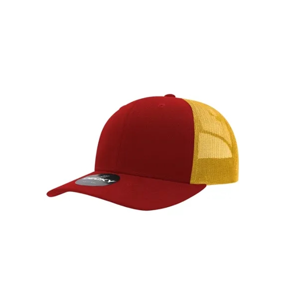 Decky Classic Trucker Cap with stitched eyelets, cotton sweatband, curved visor,... from ASI 72657 Active Life Promo