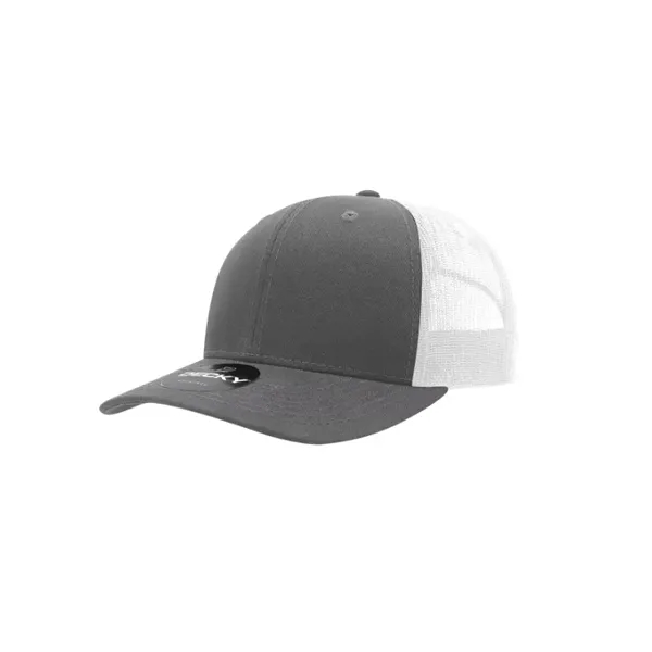 Decky Classic Trucker Cap with stitched eyelets, cotton sweatband, curved visor,... from ASI 72657 Active Life Promo