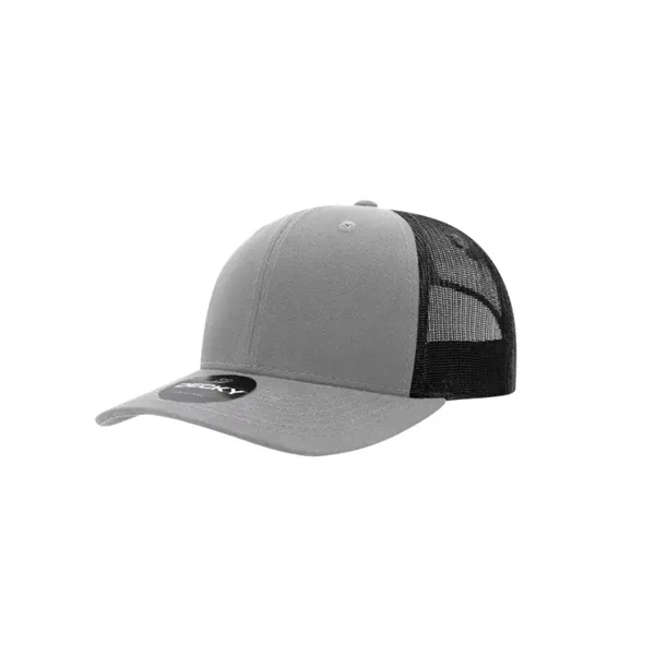 Decky Classic Trucker Cap with stitched eyelets, cotton sweatband, curved visor,... from ASI 72657 Active Life Promo