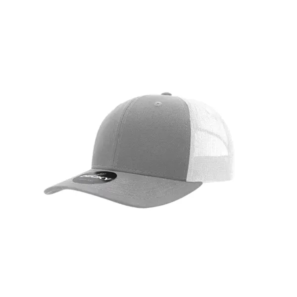 Decky Classic Trucker Cap with stitched eyelets, cotton sweatband, curved visor,... from ASI 72657 Active Life Promo