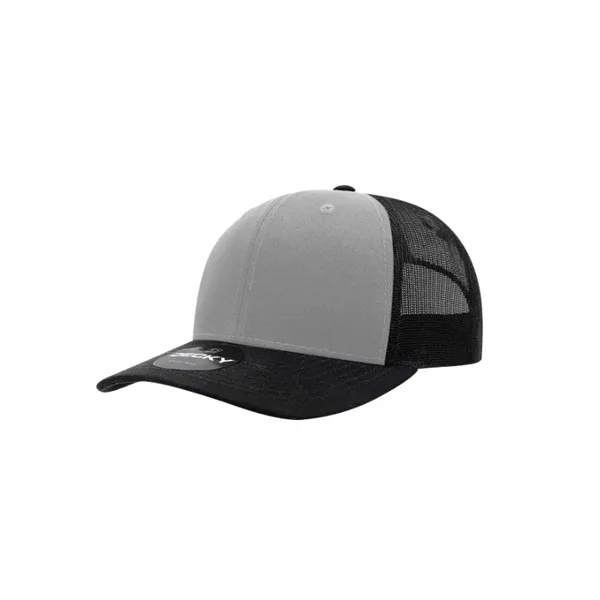 Decky Classic Trucker Cap with stitched eyelets, cotton sweatband, curved visor,... from ASI 72657 Active Life Promo