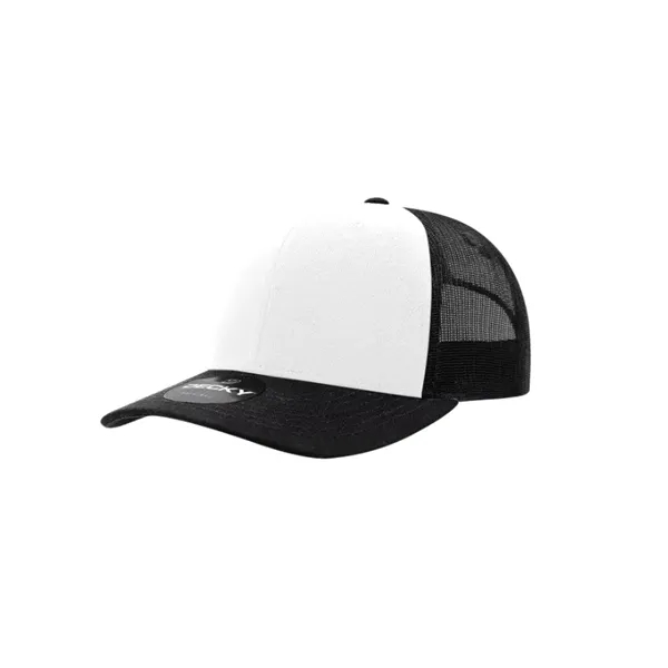 Decky Classic Trucker Cap with stitched eyelets, cotton sweatband, curved visor,... from ASI 72657 Active Life Promo
