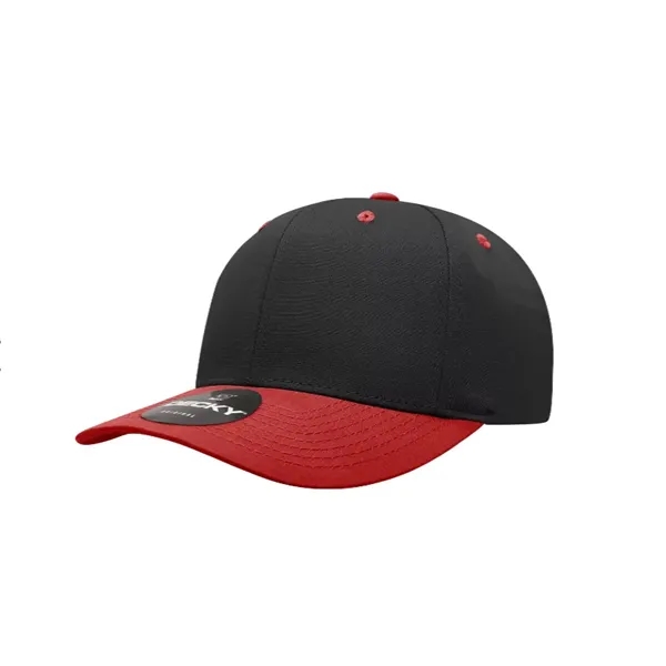 Mid-profile snapback with stitched eyelets, cotton sweatband, and adjustable snap closure.... from ASI 72657 Active Life Promo
