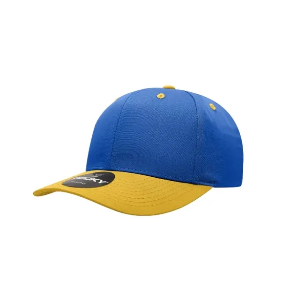 Mid-profile snapback with stitched eyelets, cotton sweatband, and adjustable snap closure.... from ASI 72657 Active Life Promo