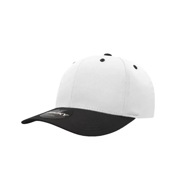 Mid-profile snapback with stitched eyelets, cotton sweatband, and adjustable snap closure.... from ASI 72657 Active Life Promo