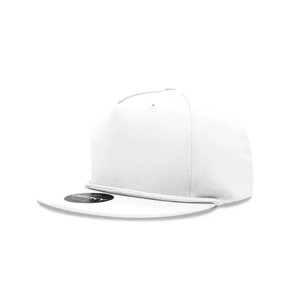 Classic Flat Bill Golf Cap features 5-panel design with a flat... from ASI 72657 Active Life Promo