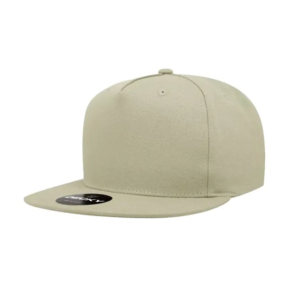 5-panel snapback with a flat bill, cotton sweatband, and adjustable snap... from ASI 72657 Active Life Promo
