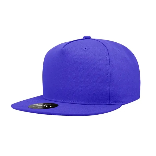 5-panel snapback with a flat bill, cotton sweatband, and adjustable snap... from ASI 72657 Active Life Promo