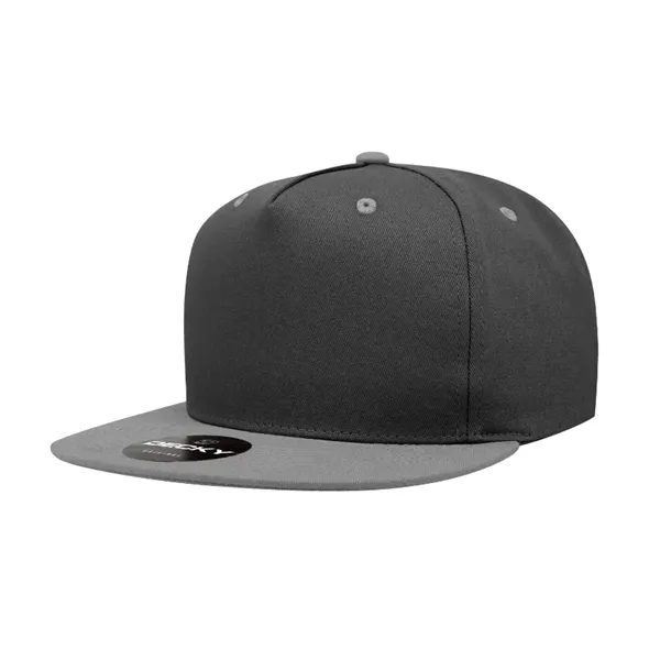 5-panel snapback with a flat bill, cotton sweatband, and adjustable snap... from ASI 72657 Active Life Promo