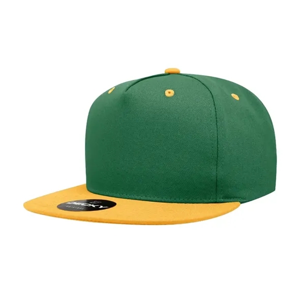 5-panel snapback with a flat bill, cotton sweatband, and adjustable snap... from ASI 72657 Active Life Promo