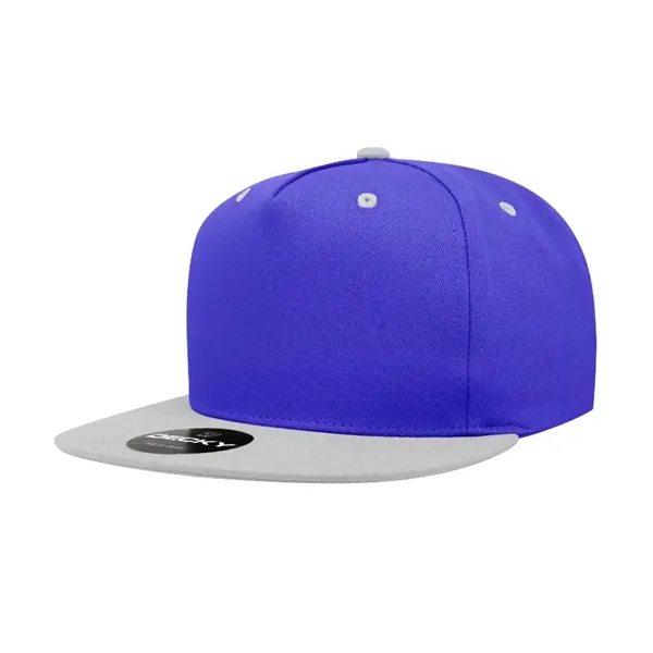 5-panel snapback with a flat bill, cotton sweatband, and adjustable snap... from ASI 72657 Active Life Promo