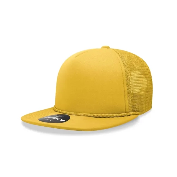 5-panel high-profile foam trucker cap with mesh back, flat bill, and... from ASI 72657 Active Life Promo