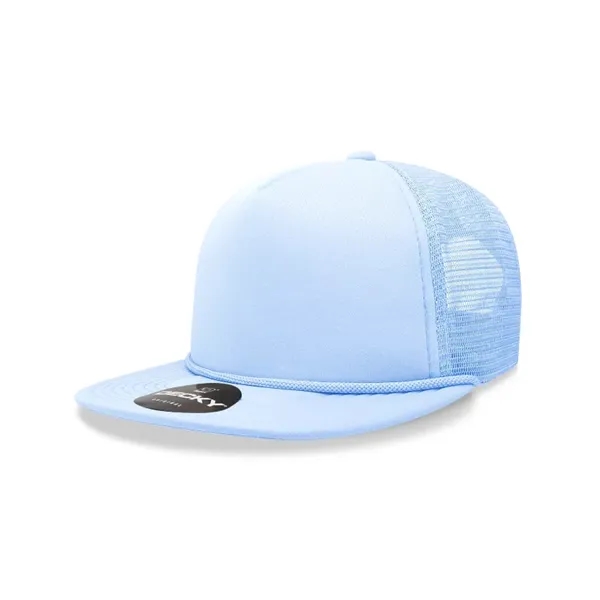 5-panel high-profile foam trucker cap with mesh back, flat bill, and... from ASI 72657 Active Life Promo