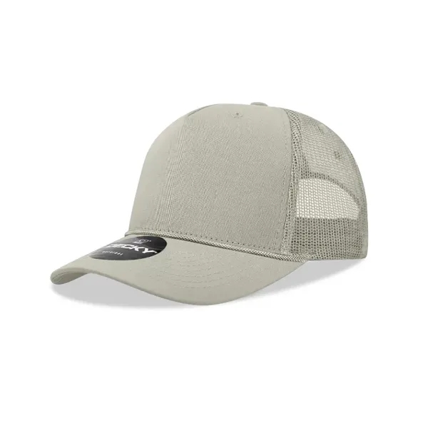 5-panel retro trucker hat with rope, mesh back, pre-curved bill, and... from ASI 72657 Active Life Promo