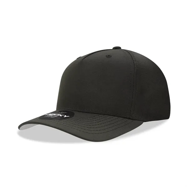 5-panel mid-profile performance cap with pre-curved visor and snapback closure. Structured... from ASI 72657 Active Life Promo