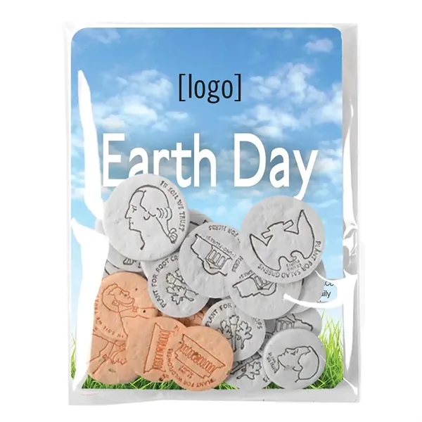 Seed Paper Coin pack, 10 coins.... from ASI 40646 Bloomin Promotions / Bloomin' Promotions™