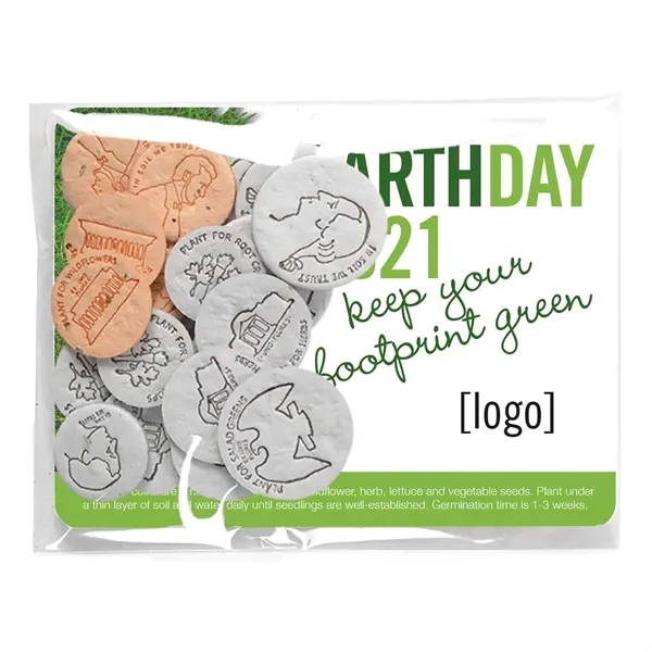 Seed Paper Coin pack, 10 coins.... from ASI 40646 Bloomin Promotions / Bloomin' Promotions™