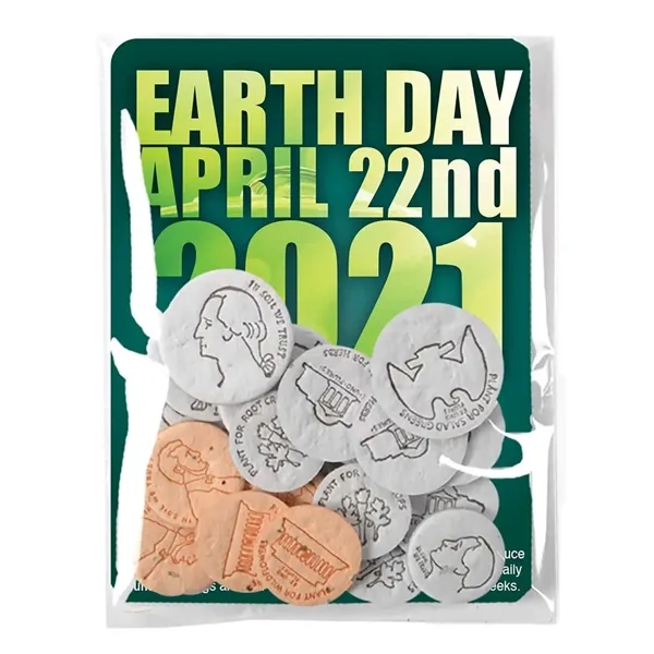 Seed Paper Coin pack, 10 coins.... from ASI 40646 Bloomin Promotions / Bloomin' Promotions™