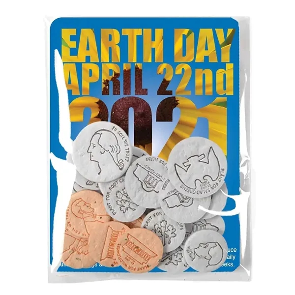 Seed Paper Coin pack, 10 coins.... from ASI 40646 Bloomin Promotions / Bloomin' Promotions™