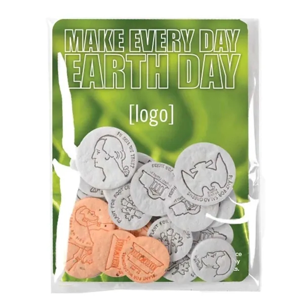 Seed Paper Coin pack, 10 coins.... from ASI 40646 Bloomin Promotions / Bloomin' Promotions™