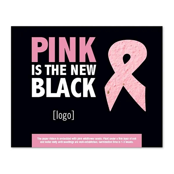 Two- part postcard with seed paper shape.... from ASI 40646 Bloomin Promotions / Bloomin' Promotions™