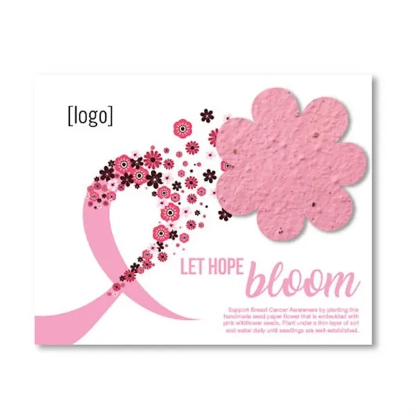 Two- part postcard with seed paper shape.... from ASI 40646 Bloomin Promotions / Bloomin' Promotions™