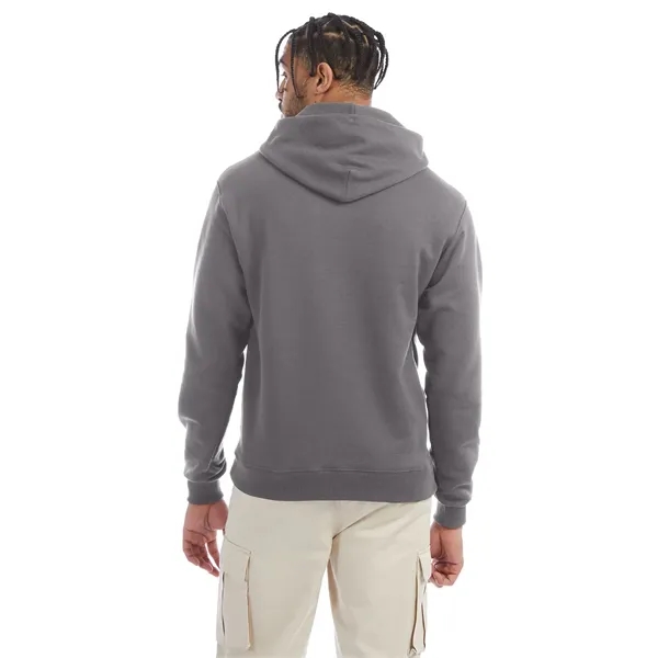 Moisture-wicking pullover hoodie with two-ply hood, dyed-to-match drawcord, and front pouch... from ASI 34063 alphabroder
