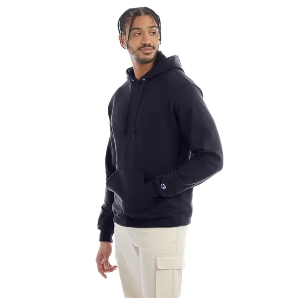 Moisture-wicking pullover hoodie with two-ply hood, dyed-to-match drawcord, and front pouch... from ASI 34063 alphabroder