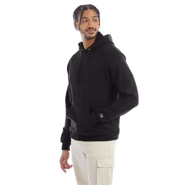 Moisture-wicking pullover hoodie with two-ply hood, dyed-to-match drawcord, and front pouch... from ASI 34063 alphabroder