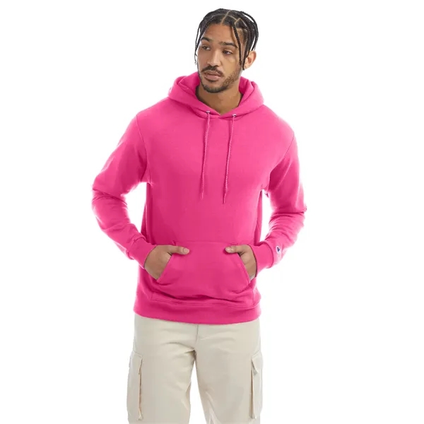 Moisture-wicking pullover hoodie with two-ply hood, dyed-to-match drawcord, and front pouch... from ASI 34063 alphabroder