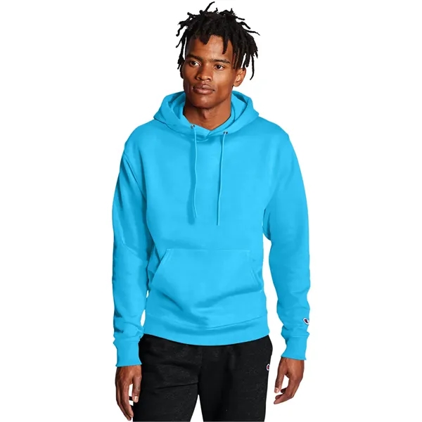 Moisture-wicking pullover hoodie with two-ply hood, dyed-to-match drawcord, and front pouch... from ASI 34063 alphabroder