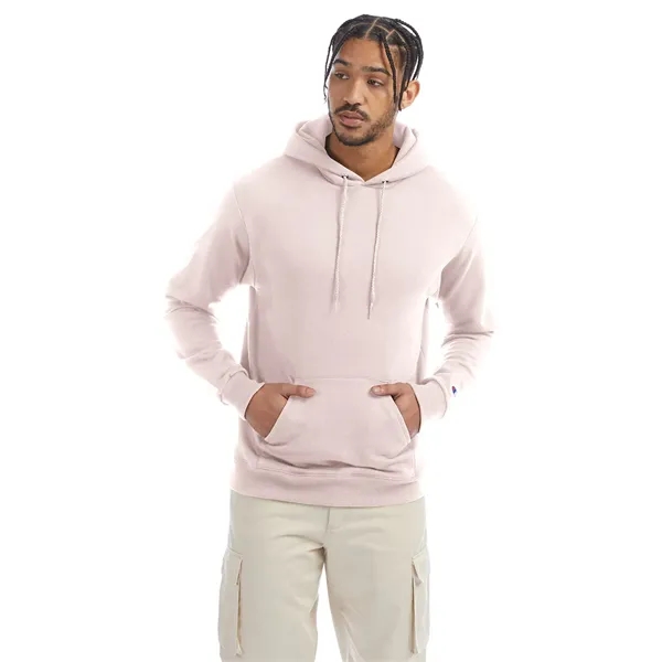 Moisture-wicking pullover hoodie with two-ply hood, dyed-to-match drawcord, and front pouch... from ASI 34063 alphabroder