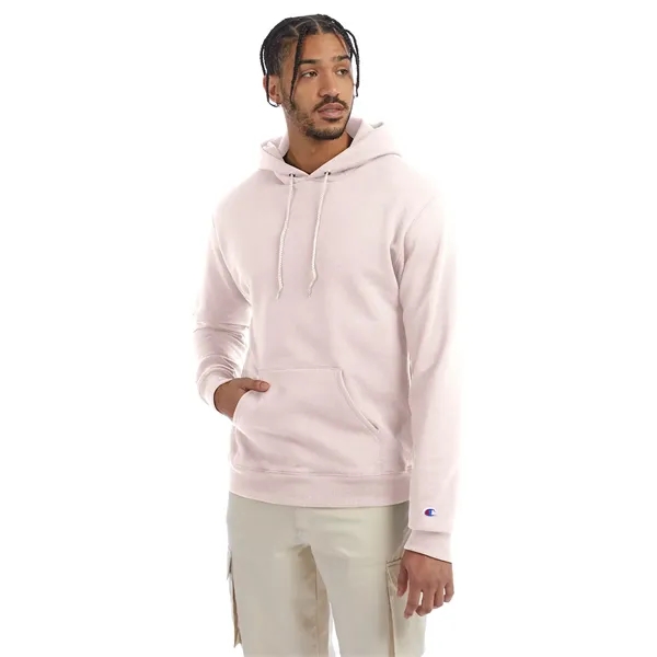 Moisture-wicking pullover hoodie with two-ply hood, dyed-to-match drawcord, and front pouch... from ASI 34063 alphabroder