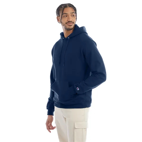 Moisture-wicking pullover hoodie with two-ply hood, dyed-to-match drawcord, and front pouch... from ASI 34063 alphabroder