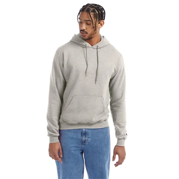 Moisture-wicking pullover hoodie with two-ply hood, dyed-to-match drawcord, and front pouch... from ASI 34063 alphabroder