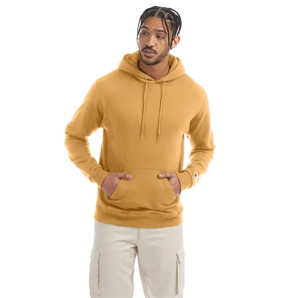 Moisture-wicking pullover hoodie with two-ply hood, dyed-to-match drawcord, and front pouch... from ASI 34063 alphabroder
