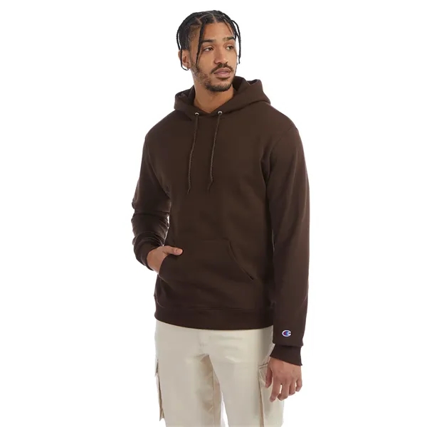Moisture-wicking pullover hoodie with two-ply hood, dyed-to-match drawcord, and front pouch... from ASI 34063 alphabroder