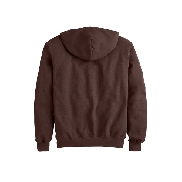 Moisture-wicking pullover hoodie with two-ply hood, dyed-to-match drawcord, and front pouch... from ASI 34063 alphabroder