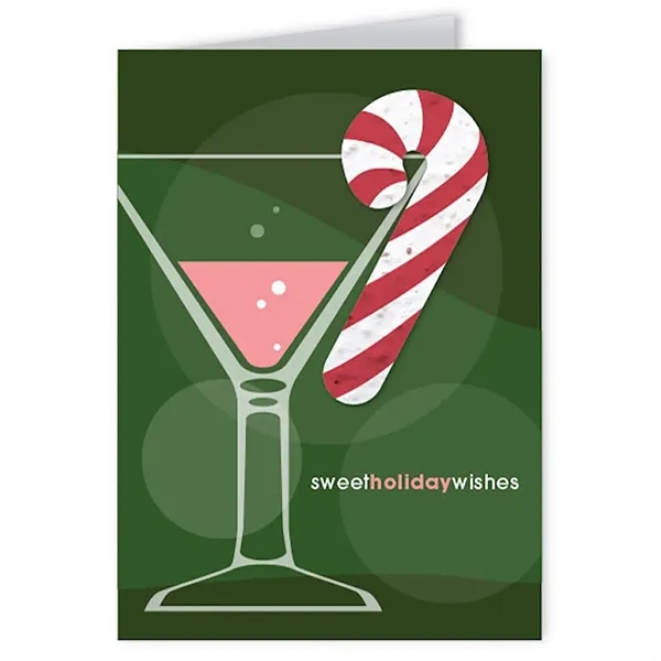 Recycled folding card with holiday seed paper shape.... from ASI 40646 Bloomin Promotions / Bloomin' Promotions™