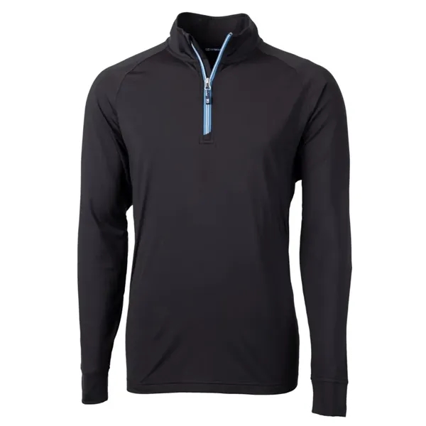 Men's sweatshirt with a quarter zip, brushed back fleece, raglan sleeves,... from ASI 47965 Cutter & Buck