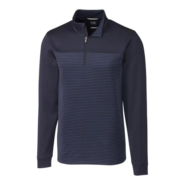 Men's sweatshirt with a half-zip, UPF 50+ protection, matte fabric finish,... from ASI 47965 Cutter & Buck