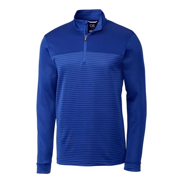 Men's sweatshirt with a half-zip, UPF 50+ protection, matte fabric finish,... from ASI 47965 Cutter & Buck