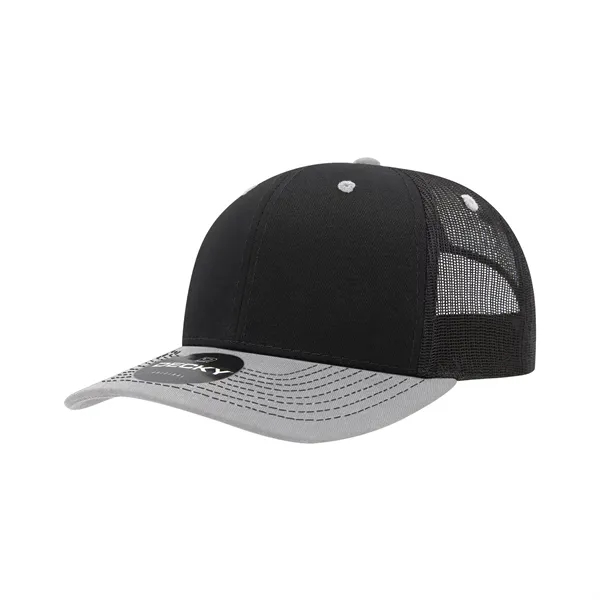 Classic trucker cap with contrast-stitched visor, cotton sweatband, and adjustable snapback.... from ASI 72657 Active Life Promo