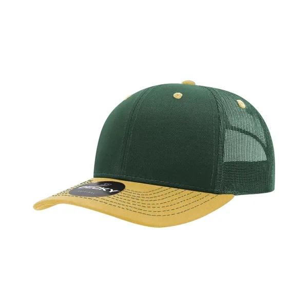 Classic trucker cap with contrast-stitched visor, cotton sweatband, and adjustable snapback.... from ASI 72657 Active Life Promo