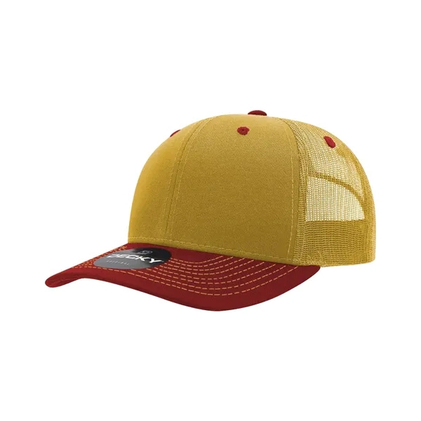 Classic trucker cap with contrast-stitched visor, cotton sweatband, and adjustable snapback.... from ASI 72657 Active Life Promo