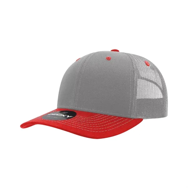 Classic trucker cap with contrast-stitched visor, cotton sweatband, and adjustable snapback.... from ASI 72657 Active Life Promo