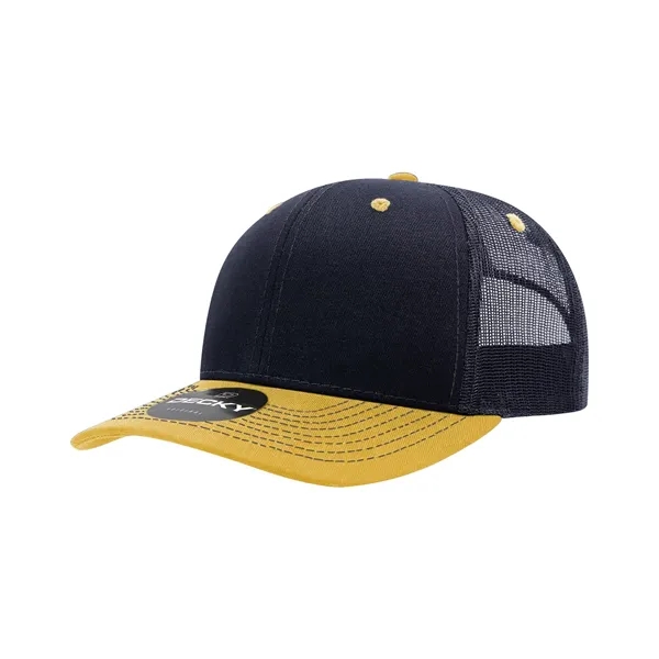 Classic trucker cap with contrast-stitched visor, cotton sweatband, and adjustable snapback.... from ASI 72657 Active Life Promo