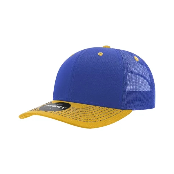 Classic trucker cap with contrast-stitched visor, cotton sweatband, and adjustable snapback.... from ASI 72657 Active Life Promo